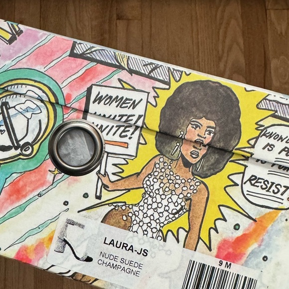 Jeffrey Campbell Laura Crystal Embellished Block Heel - Picture 3 of 7